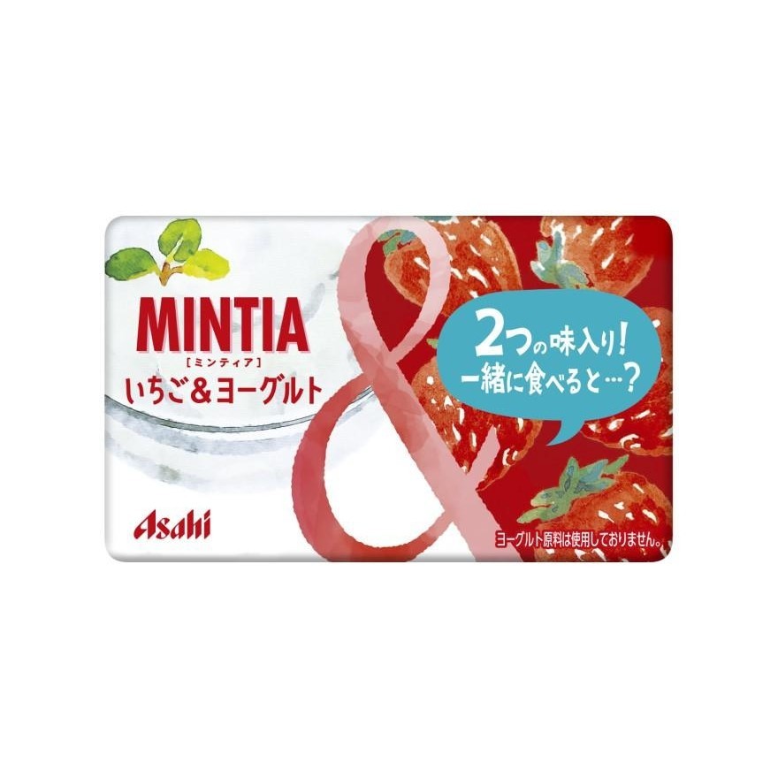 Asahi MINTIA草莓優格味糖【Tomod's特美事】