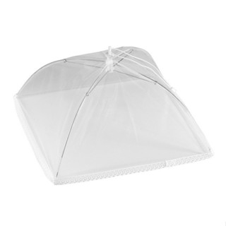 台灣現貨 義大利《PEDRINI》Gadget方形蕾絲摺疊桌罩(42cm) | 菜傘 防蠅罩 防塵罩 蓋菜罩