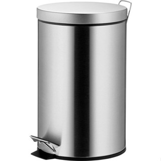 台灣現貨 德國《KELA》Mala腳踏式垃圾桶(霧銀12L) | 回收桶 廚餘桶 踩踏桶