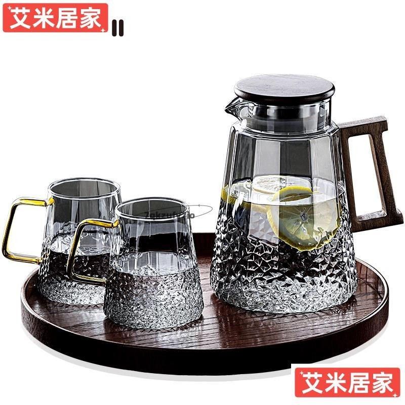 【台灣出貨】冷水壺玻璃耐熱茶壺大容量水壺套裝家用 1500MLｓｇｅ15