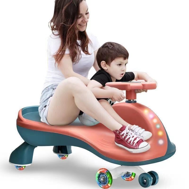 【高端精品】大號200斤承重兒童扭扭車1-8歲防側翻寶寶靜音輪溜溜車帶音樂