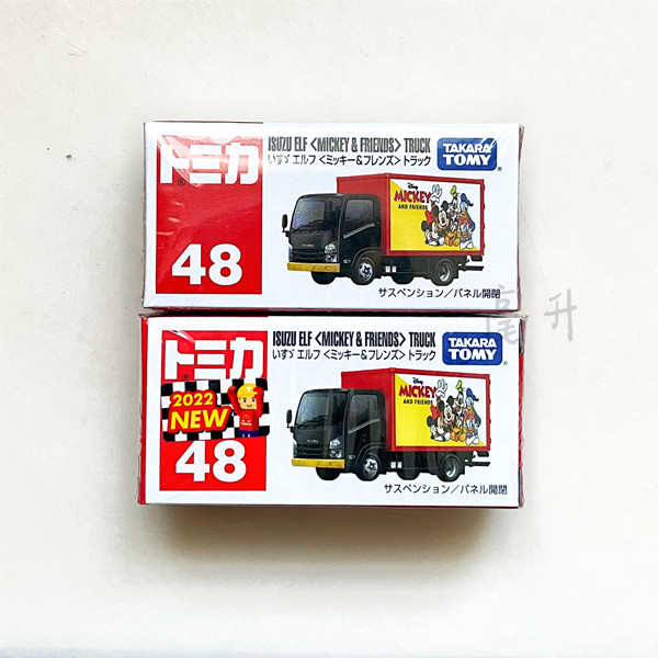 【正品現貨】TOMY多美卡48號五十鈴小貨車米奇和朋友們玩具車模型