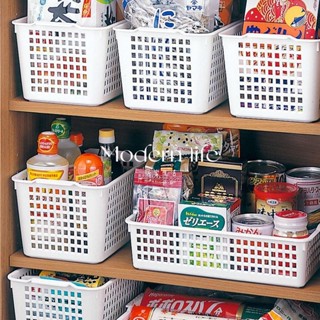 ♡modern life、日本進口家用塑料收納盒辦公室收納籃零食收納筐置物整理筐多規格