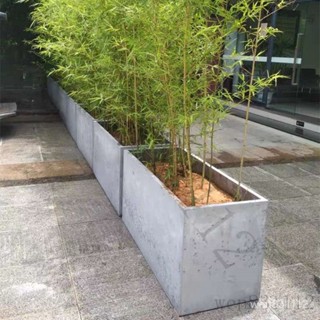 🔥特價清倉 免運含稅🔥環保長方地麵綠植種菜水泥花盆特大圍墻隔斷樓頂天臺鎂泥花箱槽墰 長方形水泥盆｜盆栽 花盆 觀葉 多肉