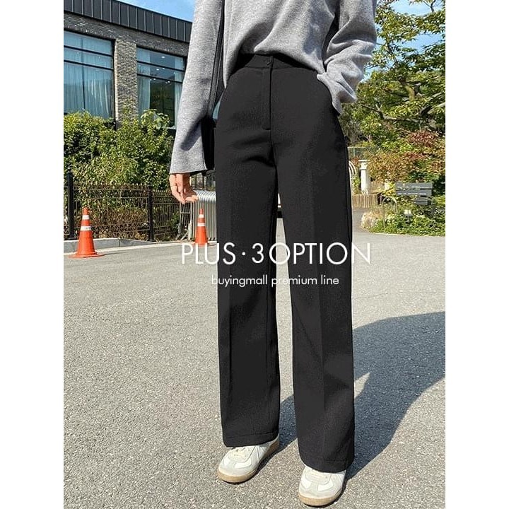 【Codibook】韓國 buying mall 彈力喇叭休閒西裝褲［預購］長褲 西裝褲 女裝