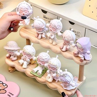 【限時免運】木質盲盒收納展示架盲盒 手辦手辦階梯陳列架桌面娃娃置物架高顏值公仔收藏盒 盲盒收納 模型展示盒 樂高 手辦盒