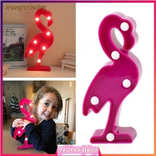 3D Flamingo Table Lamp Room LED Light Christmas Party Decor