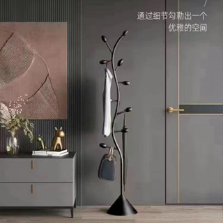 掛衣架落地臥室移動輕奢簡易掛衣服架子單桿式衣帽架小型傢用室內