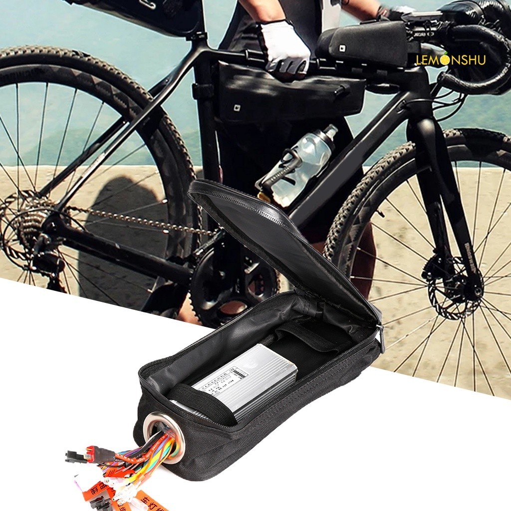 [檸檬樹戶外]z 腳踏車改裝電動助力車大控制器包山地車橫樑用控制器鋰電池掛包