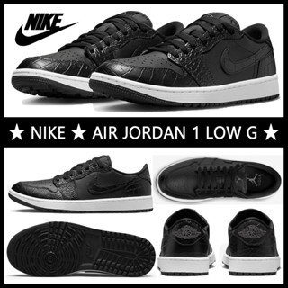 Nike Air Jordan 1 Low Golf Black Croc 全黑 高爾夫 DD9315-003 籃球鞋