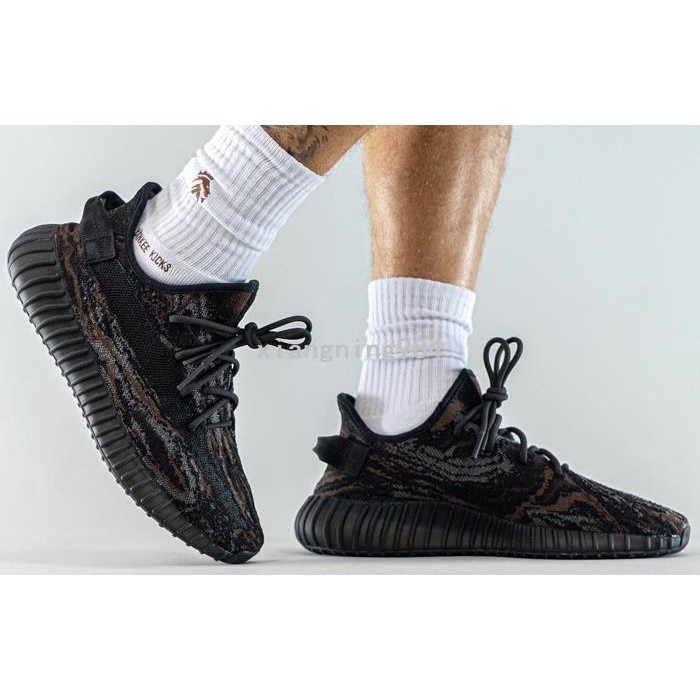 Adidas Yeezy Boost 350 MX Rock 黑迷彩時尚百搭運動鞋 GW3774