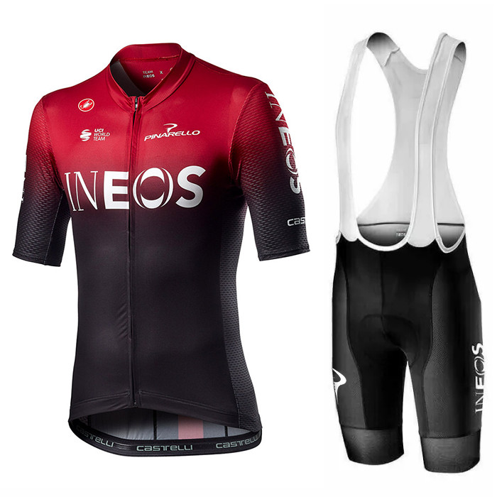 2020 INEOS訓練版男款自行車夏季騎行服上衣背帶短褲套裝短袖女款公路車 自行車 騎行服