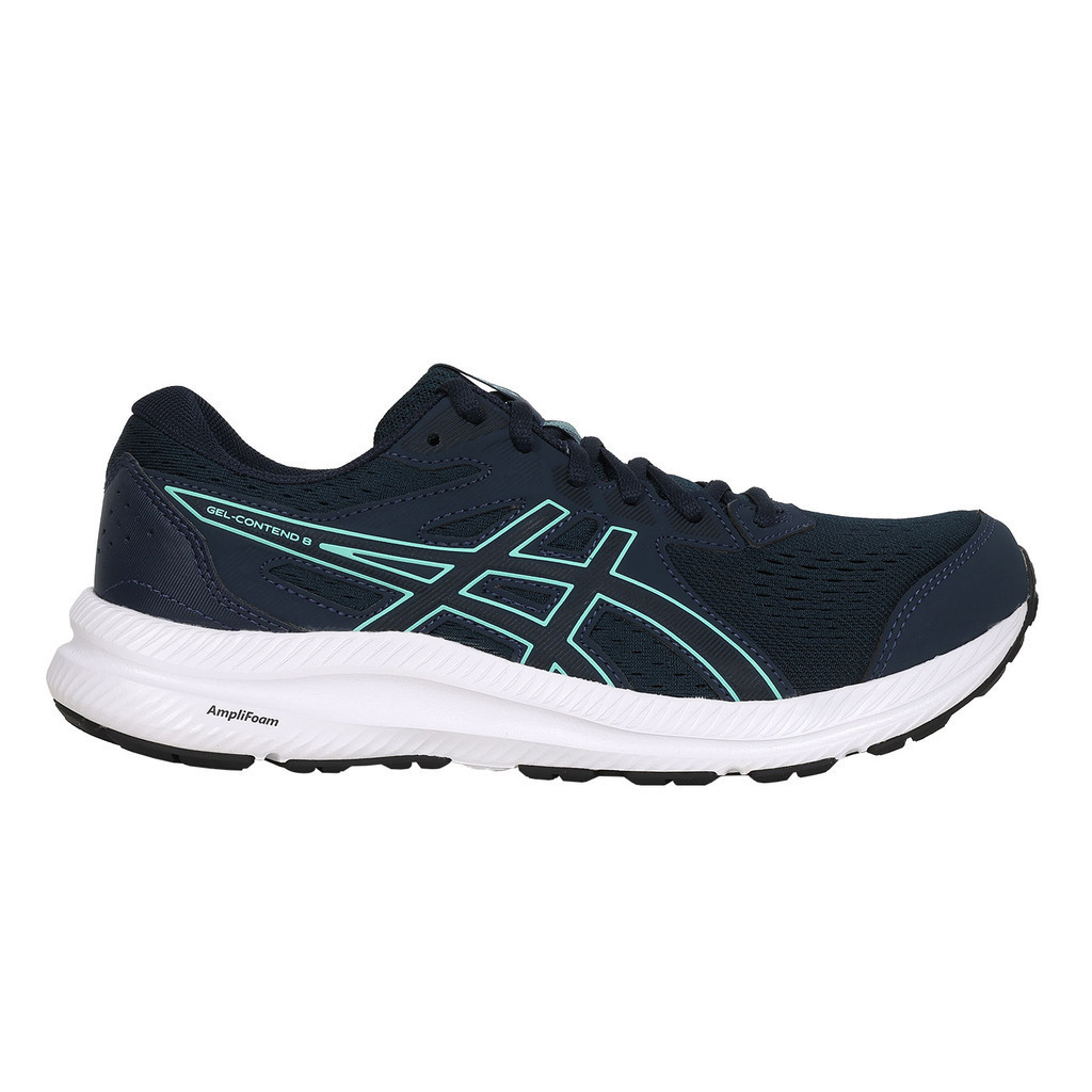 ASICS GEL-CONTEND 8 男慢跑鞋( 訓練 運動 亞瑟士「1011B492-410」 墨藍湖水綠