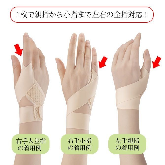 腱鞘日本透氣護腕男女媽媽手全手指關節韌帶扭傷五指護指護具