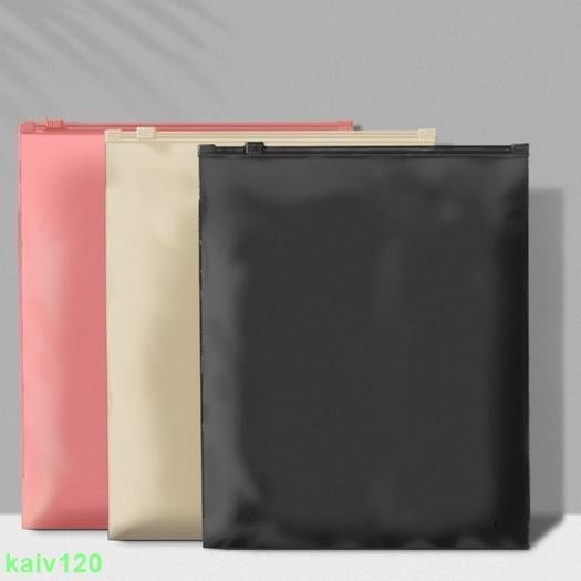 客製化 包裝袋 黑色磨砂拉鍊袋啞光服裝包裝尺寸印刷可訂製CPE膠袋kaiv120