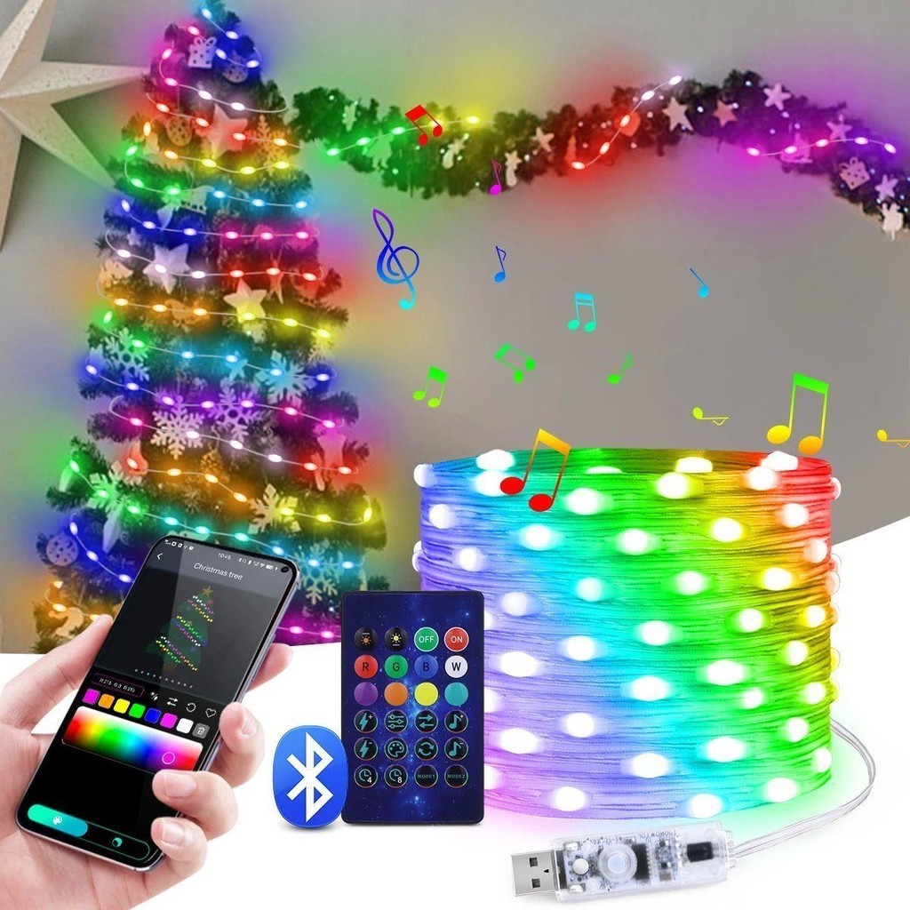 LED Fairy Lights Dream Color USB LED String Light Bedroom Pa
