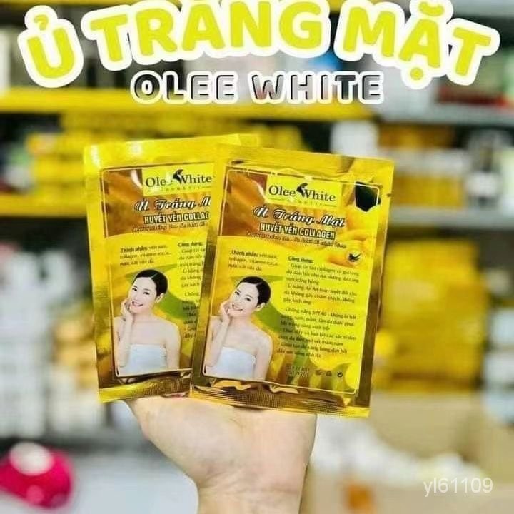 【越南美白麵膜粉】 U Trang da Mat Huyet Yen Collagen Olee White