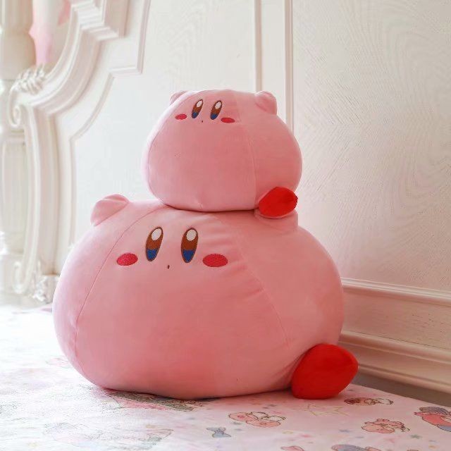 ❤台灣熱銷❤日本任天堂星之卡比毛絨公仔玩偶寵物小精靈Kirby布娃娃抱枕靠墊