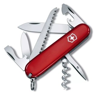 【Victorinox 瑞士維氏】瑞士刀 CAMPER 13用刀 91mm-紅(1.3613) 墊腳石購物網