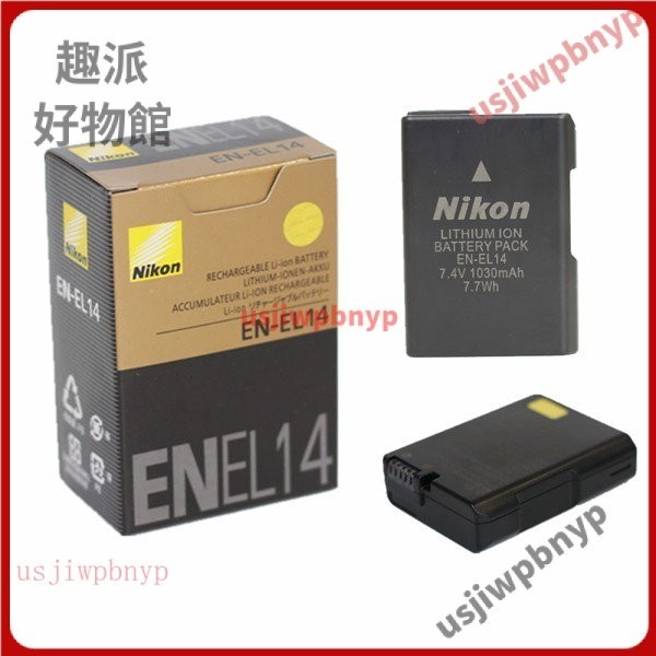 【台灣優選】Nikon EN-EL14A電池MH-24充電器P7100 P7700 P7800 D5300 D3200