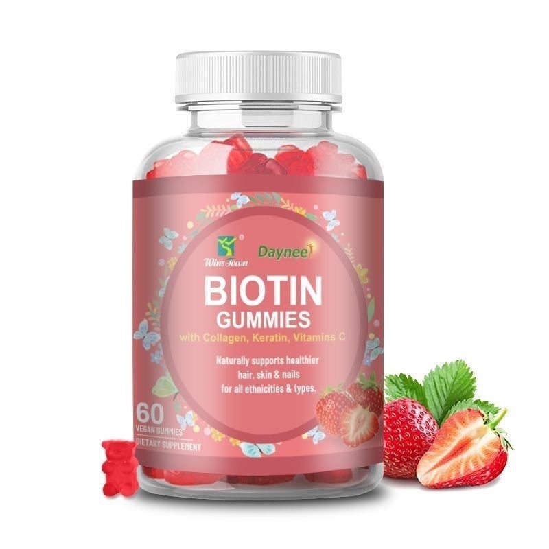 Original growth hair&amp;nail Collagen  Skin Biotin gummies 軟糖