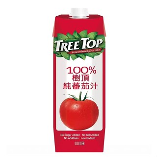 Tree Top 樹頂 100% 純番茄汁 1公升 X 6入 D74990 COSCO代購