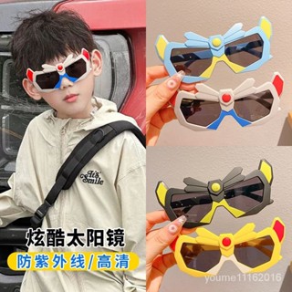 今日特價~男童墨鏡兒童卡通變形金剛太陽眼鏡女童遮陽鏡小男孩防紫外綫防曬