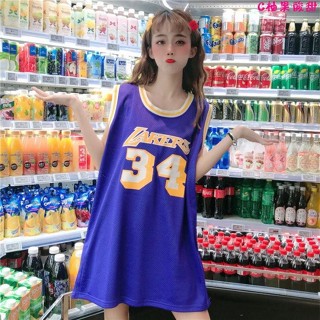 球衣🎀運動籃球風背心女夏裝韓版bf風數字印花學生寬松無袖t恤上衣