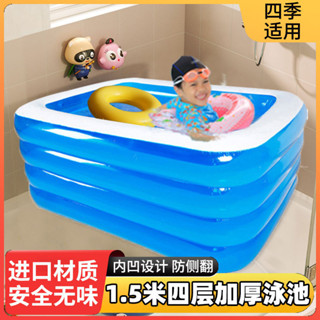 新貨 超大型號充氣游泳池家用兒童玩具寶寶洗澡桶嬰兒加厚小孩成人水池