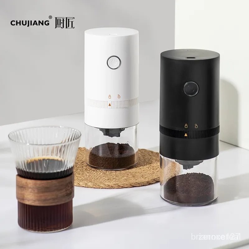 電動咖啡豆  研磨機  便攜式  咖啡機  傢用小型  手磨  自磨義式  咖啡自動  磨豆機