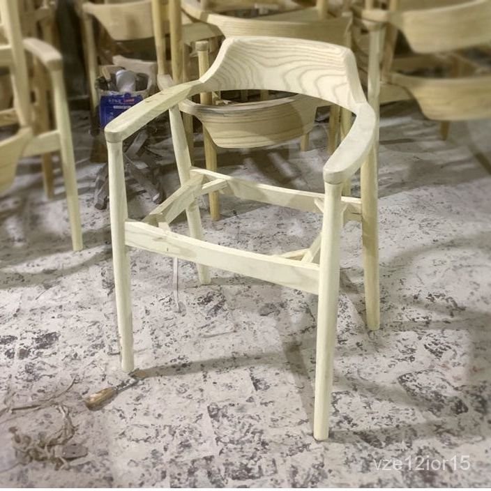 【品質保證】北歐實木椅子肯尼迪總統椅廣島椅白蠟木餐廳椅傢用會議簡約靠背椅休閒椅 椅子北歐 北歐風椅子 靠背椅子