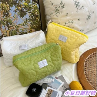 【小豆日雜】花朵軟綿綿化妝包 收納包 包包 小包 化妝袋 盥洗包 枕頭包 筆袋 旅行收納 隨身包