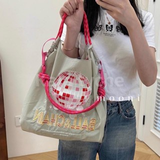 kala 日系上身日本反光球圖案刺繡環保袋包購物袋刺繡尼龍