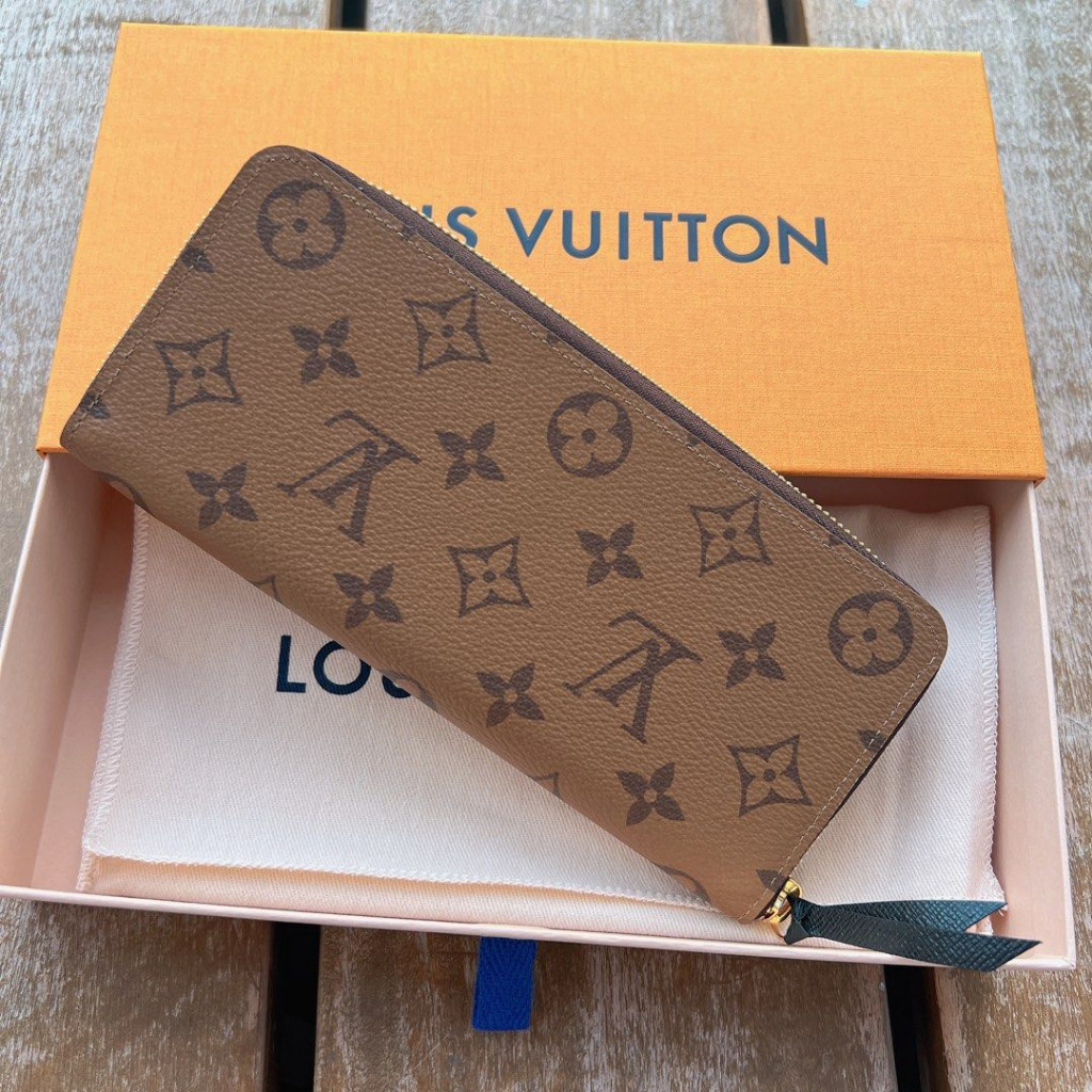 Louis Vuitton 路易威登 LV Clemence 圖案壓花拉鏈 長夾 M82336
