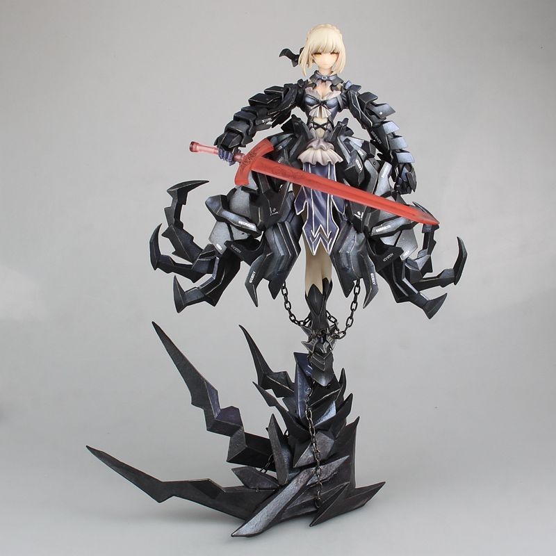 Fate FGO  一代 黑塞巴 Saber Huke 盒裝手辦 擺件 模型