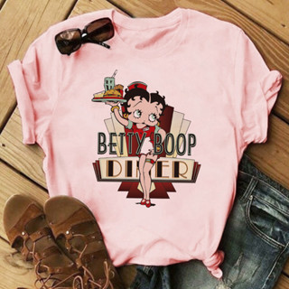 Cute Betty BOOP T shirt 卡通動漫性感女孩印花百搭學生情侶T恤