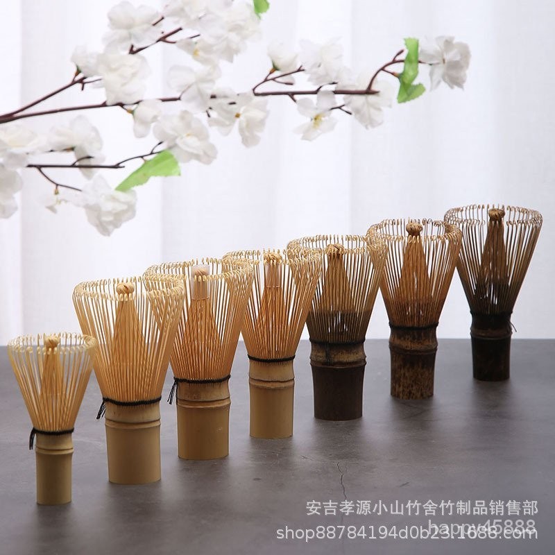 菩提樹日式茶筅竹抹茶刷子打抹茶工具百本立八十本數繐野點日本茶道配件 5L4Z