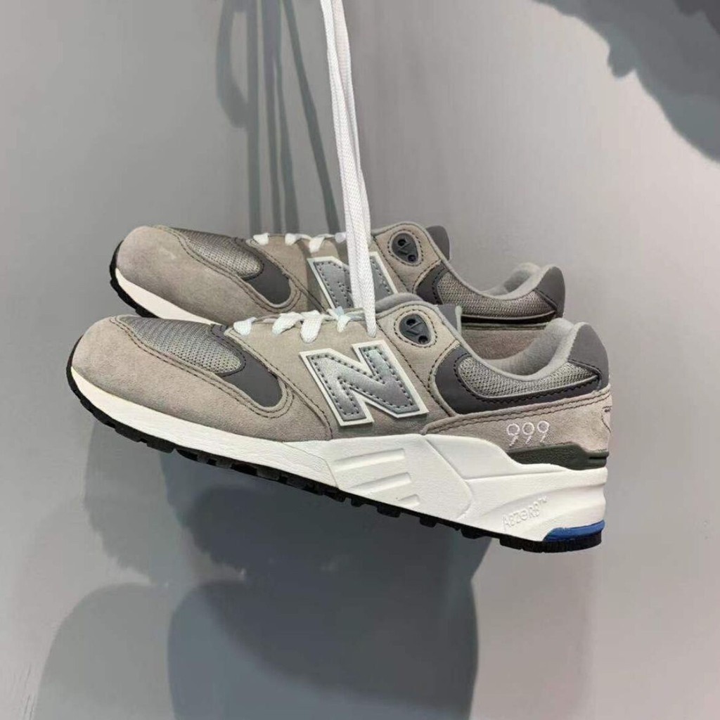 New Balance nb 999 ML999GR 灰色 淺灰 元祖灰 余文樂 基本款 麂皮 網布 復古經典 慢跑鞋