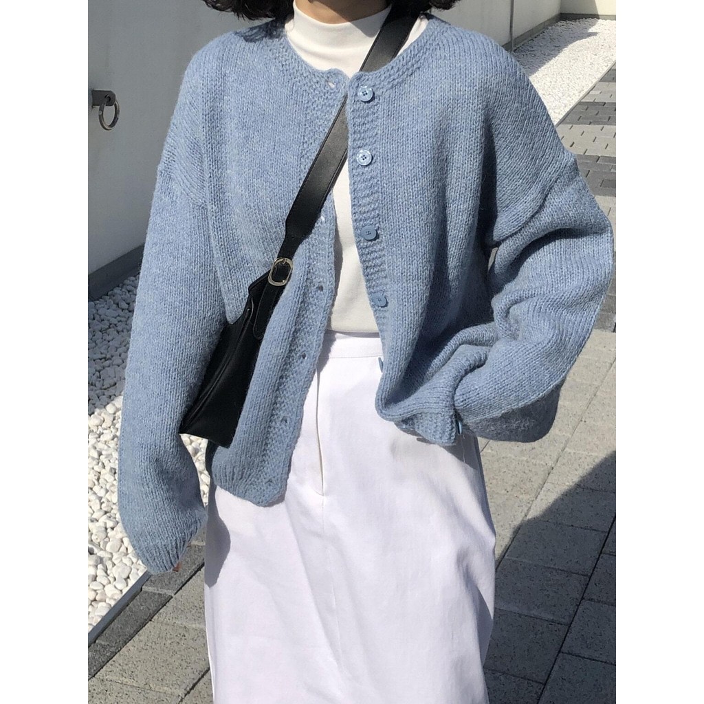 【Codibook】韓國 haengzassi 羊駝毛針織開衫 (5 color)［預購］針織外套 女裝