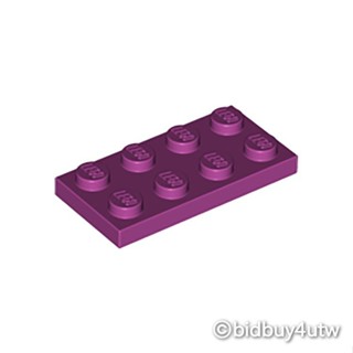 LEGO零件 薄板磚 2x4 3020 桃紅色 6037658【必買站】樂高零件