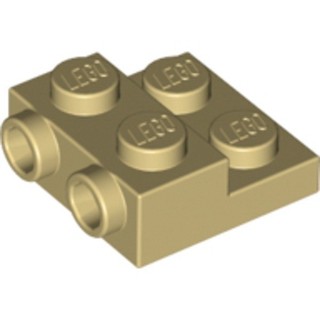 LEGO零件 變形平板磚 2x2x2/3 沙色 99206 6132769【必買站】樂高零件