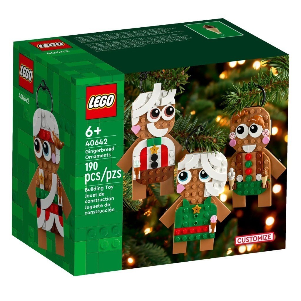 LEGO 40642 薑餅飾品 Gingerbread Ornaments 樂高 Iconic 系列【必買站】樂高盒組