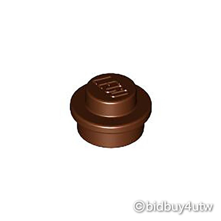 LEGO零件 圓形平板 1x1 4073 紅棕色 4216581【必買站】樂高零件