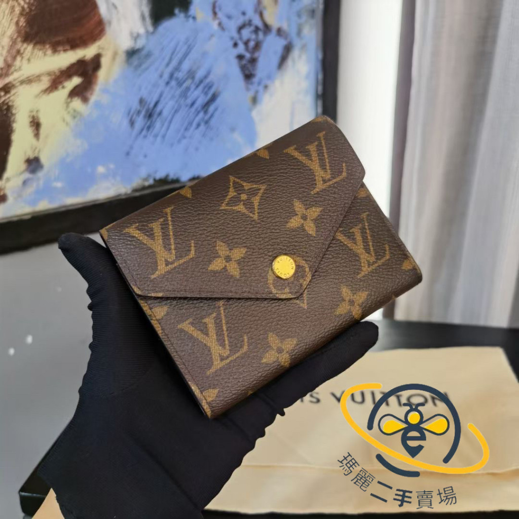 LV 路易威登 Victorine 金扣 金豆豆 三折錢包 卡包 M62630 M62472 M41938