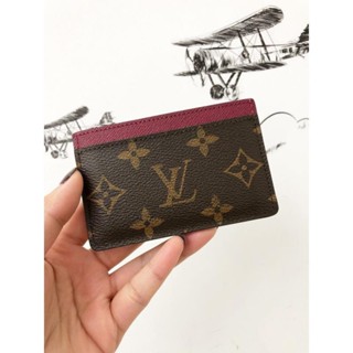 二手 LOUIS VUITTON LV M61733 經典老花 名片套 零錢包 現貨