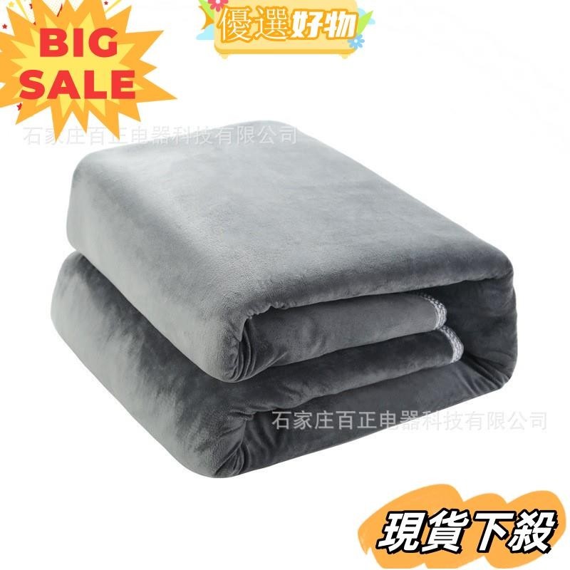 台灣熱賣🔥110v灰色電熱毯電褥子單人雙人1.8米1.5米三人雙yyws