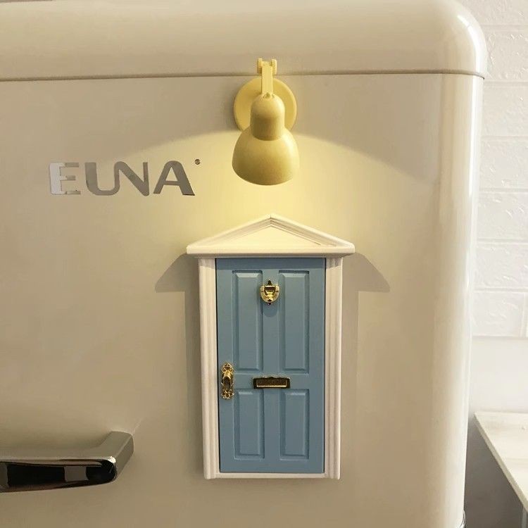 S卡通貼@趣味彩色木門磁力冰箱裝飾貼門可打開新家裝飾磁力貼磁石吸附可愛