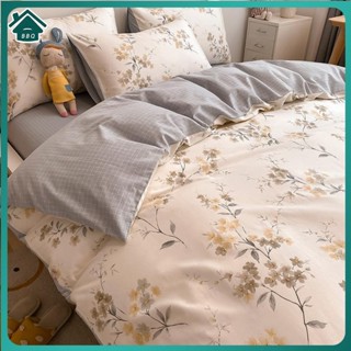 【BBQ】純棉法式床包 優雅浪漫花卉床單 精梳棉床罩組 床組 床包四件組 單人床包 雙人床包 床單 床罩組 被單 單人床