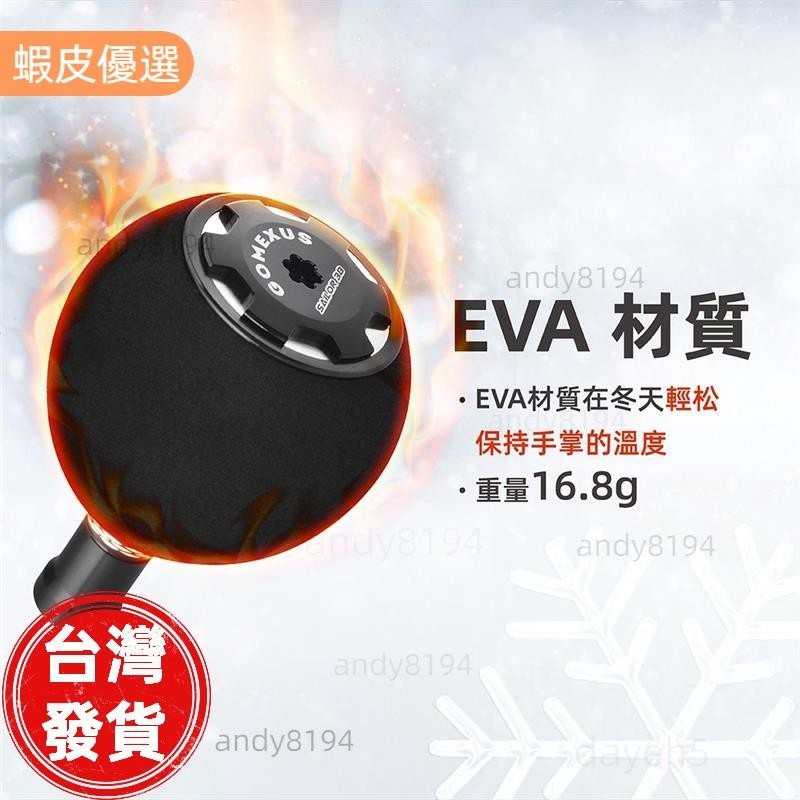 【臺灣發貨】EVA圓形握丸 | 可裝shimano daiwa ryobi捲線器戶外釣魚改裝配件紡車輪