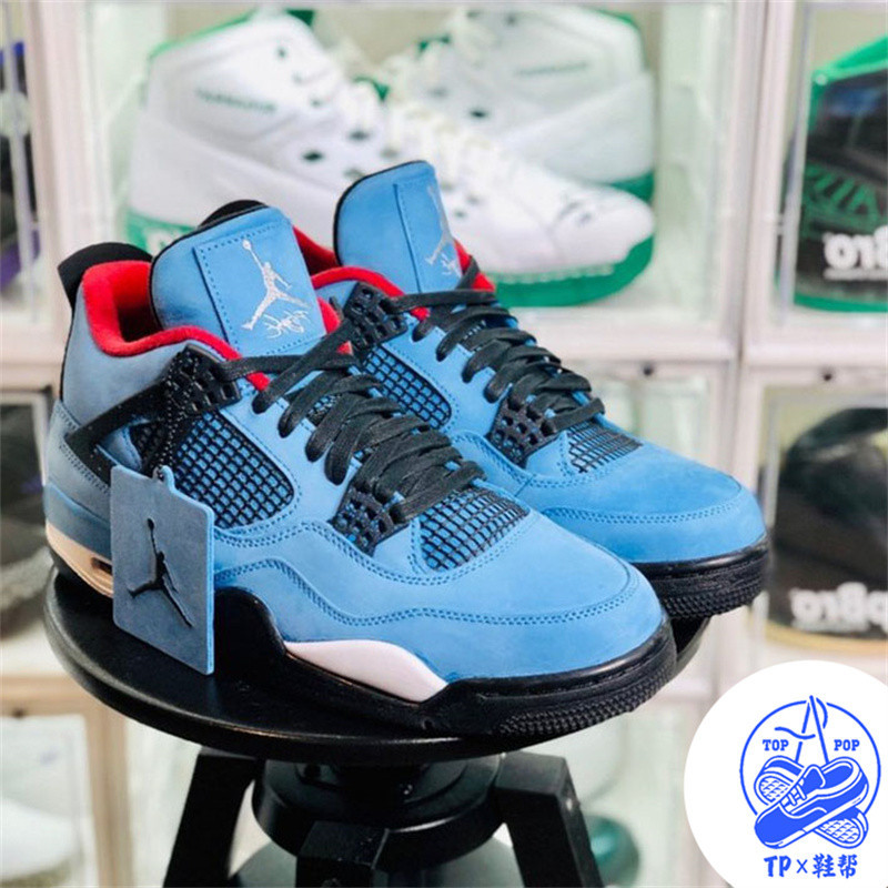 Air Jordan 4 Cactus Jack Travis Scott 308497 406 男女 冰藍